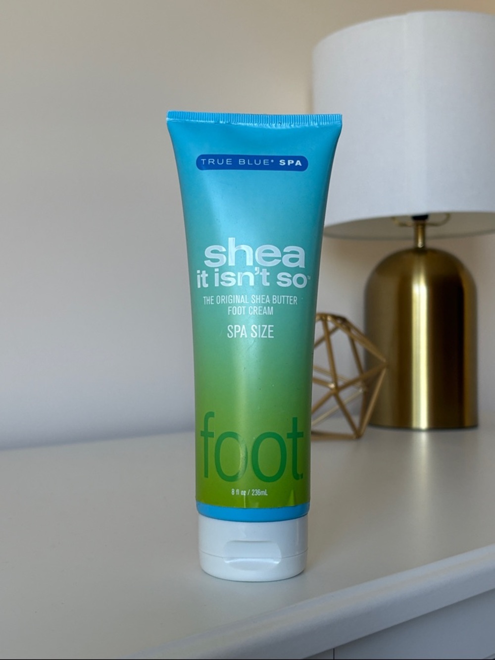 Ultra RARE Bath & Body Works True Blue Spa Shea Foot Cream - 8 Fl Oz